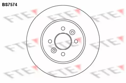 Тормозной диск (FTE: BS7574)