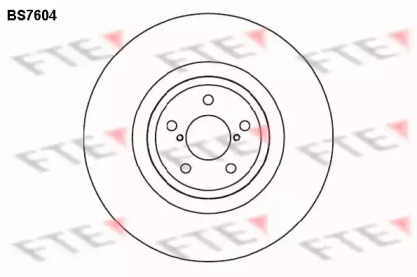 Тормозной диск (FTE: BS7604)