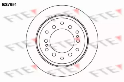 Тормозной диск (FTE: BS7691)