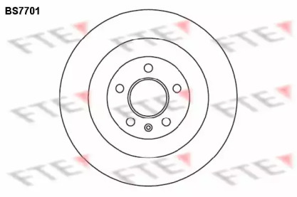 Тормозной диск (FTE: BS7701)