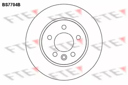 Тормозной диск (FTE: BS7704B)