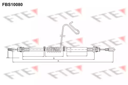 Трос (FTE: FBS10080)