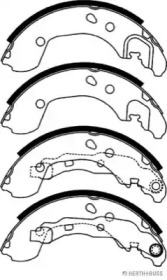 Комлект тормозных накладок (HERTH+BUSS JAKOPARTS: J3501055)