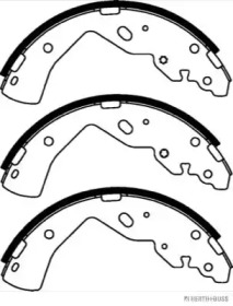 Комлект тормозных накладок (HERTH+BUSS JAKOPARTS: J3503050)