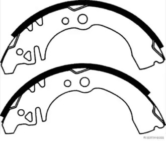 Комлект тормозных накладок (HERTH+BUSS JAKOPARTS: J3506011)