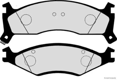 Комплект тормозных колодок (HERTH+BUSS JAKOPARTS: J3600302)