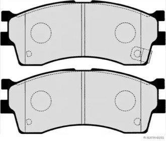 Комплект тормозных колодок (HERTH+BUSS JAKOPARTS: J3600308)