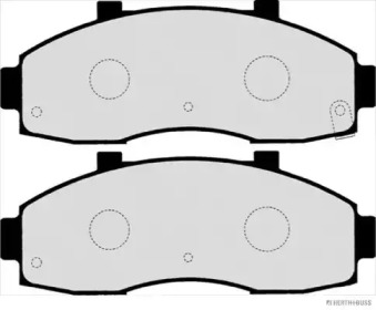 Комплект тормозных колодок (HERTH+BUSS JAKOPARTS: J3600313)