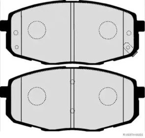 Комплект тормозных колодок (HERTH+BUSS JAKOPARTS: J3600319)