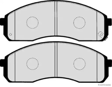 Комплект тормозных колодок (HERTH+BUSS JAKOPARTS: J3600321)
