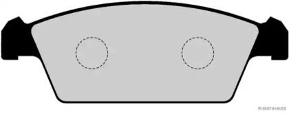 Комплект тормозных колодок (HERTH+BUSS JAKOPARTS: J3600912)