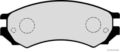 Комплект тормозных колодок (HERTH+BUSS JAKOPARTS: J3601050)