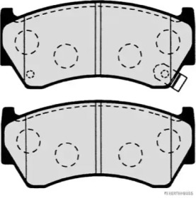 Комплект тормозных колодок (HERTH+BUSS JAKOPARTS: J3601062)