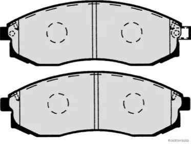 Комплект тормозных колодок (HERTH+BUSS JAKOPARTS: J3601065)