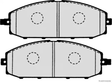 Комплект тормозных колодок (HERTH+BUSS JAKOPARTS: J3601070)