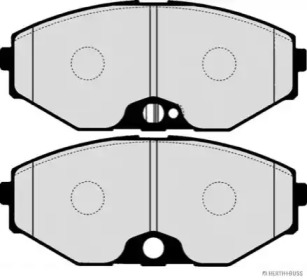 Комплект тормозных колодок (HERTH+BUSS JAKOPARTS: J3601089)