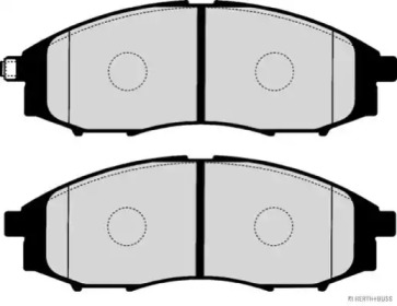 Комплект тормозных колодок (HERTH+BUSS JAKOPARTS: J3601096)