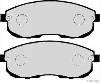 Комплект тормозных колодок (HERTH+BUSS JAKOPARTS: J3601097)