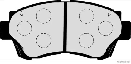 Комплект тормозных колодок (HERTH+BUSS JAKOPARTS: J3602060)