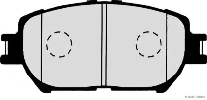 Комплект тормозных колодок (HERTH+BUSS JAKOPARTS: J3602099)