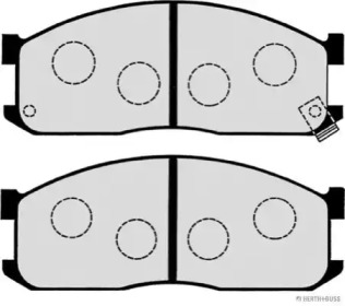 Комплект тормозных колодок (HERTH+BUSS JAKOPARTS: J3603025)