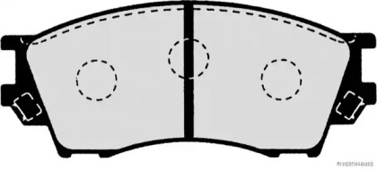 Комплект тормозных колодок (HERTH+BUSS JAKOPARTS: J3603040)