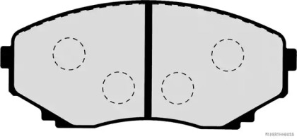 Комплект тормозных колодок (HERTH+BUSS JAKOPARTS: J3603046)