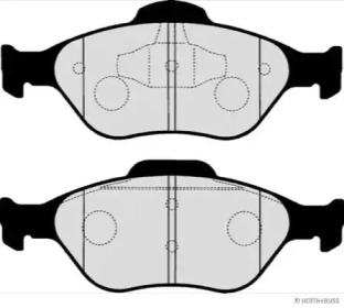 Комплект тормозных колодок (HERTH+BUSS JAKOPARTS: J3603063)