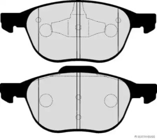 Комплект тормозных колодок (HERTH+BUSS JAKOPARTS: J3603064)