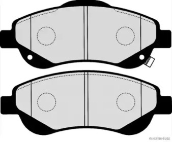 Комплект тормозных колодок (HERTH+BUSS JAKOPARTS: J3604001)