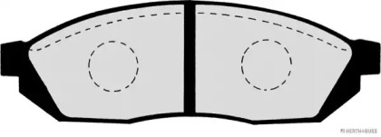 Комплект тормозных колодок (HERTH+BUSS JAKOPARTS: J3604004)