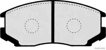Комплект тормозных колодок (HERTH+BUSS JAKOPARTS: J3605032)