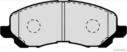 Комплект тормозных колодок (HERTH+BUSS JAKOPARTS: J3605046)