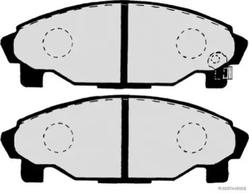 Комплект тормозных колодок (HERTH+BUSS JAKOPARTS: J3606011)