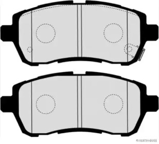 Комплект тормозных колодок (HERTH+BUSS JAKOPARTS: J3606026)