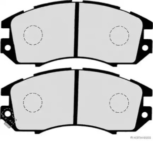 Комплект тормозных колодок (HERTH+BUSS JAKOPARTS: J3607005)