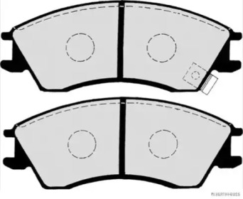 Комплект тормозных колодок (HERTH+BUSS JAKOPARTS: J3607006)
