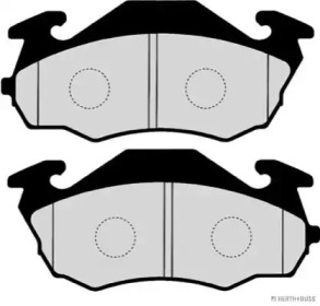 Комплект тормозных колодок (HERTH+BUSS JAKOPARTS: J3607010)
