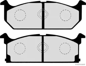 Комплект тормозных колодок (HERTH+BUSS JAKOPARTS: J3608004)
