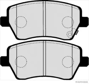 Комплект тормозных колодок (HERTH+BUSS JAKOPARTS: J3608025)