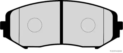 Комплект тормозных колодок (HERTH+BUSS JAKOPARTS: J3608028)