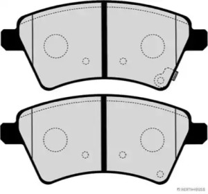 Комплект тормозных колодок (HERTH+BUSS JAKOPARTS: J3608031)