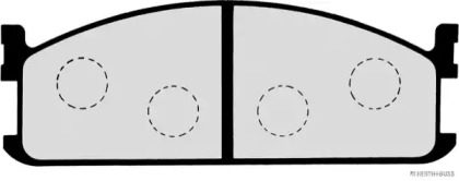 Комплект тормозных колодок (HERTH+BUSS JAKOPARTS: J3609002)