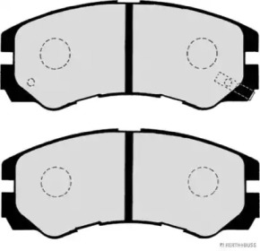 Комплект тормозных колодок (HERTH+BUSS JAKOPARTS: J3609009)