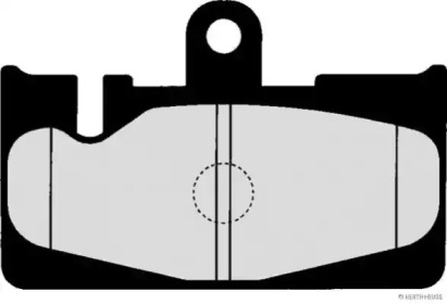 Комплект тормозных колодок (HERTH+BUSS JAKOPARTS: J3612029)