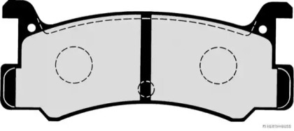Комплект тормозных колодок (HERTH+BUSS JAKOPARTS: J3613003)