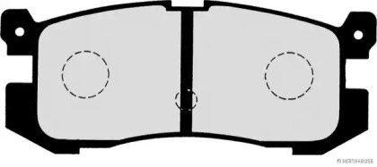 Комплект тормозных колодок (HERTH+BUSS JAKOPARTS: J3613006)