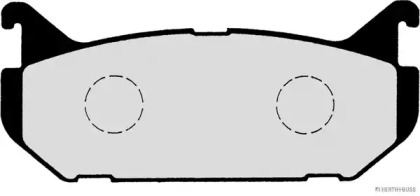 Комплект тормозных колодок (HERTH+BUSS JAKOPARTS: J3613007)