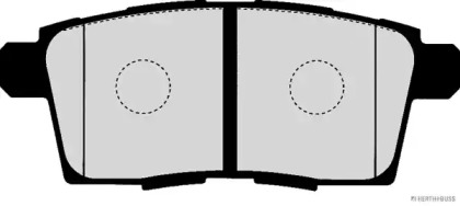 Комплект тормозных колодок (HERTH+BUSS JAKOPARTS: J3613009)