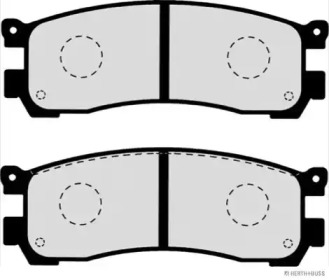 Комплект тормозных колодок (HERTH+BUSS JAKOPARTS: J3613010)